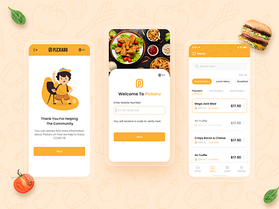 Restaurant Mobile App 🍔🍔