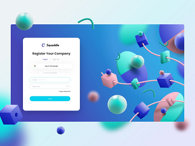 Dashboard : Login Page & Sign Up