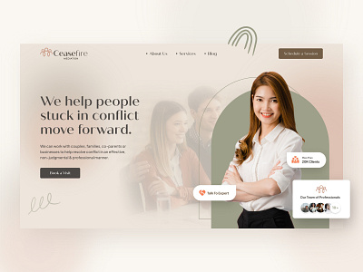 Website design: Landing page home page UI - Life Coach design landing landing page life coach site ui ux web web design webdesign website