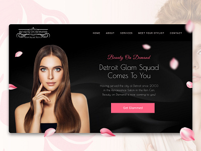 Beauty On Demand web design webdesign