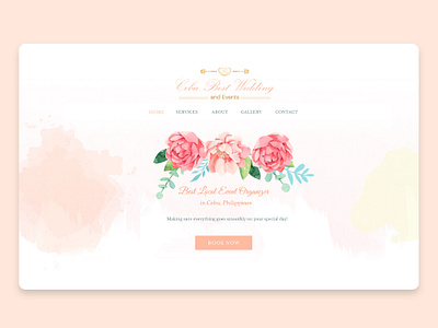 Cebu Best Wedding and Events ui web design webdesign