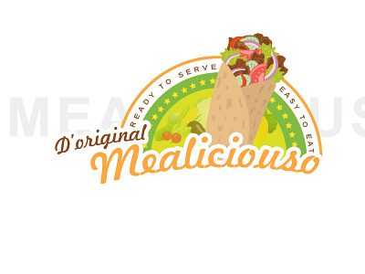 D'Original Mealiciouso Wrap branding logo vector