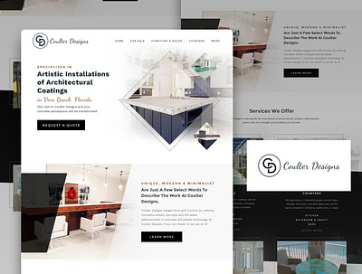 Coulter Design ui ux webdesign website