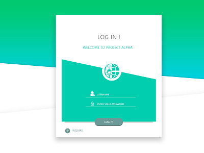Log In Form ui ux webdesign website