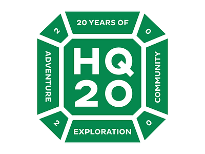 HQ20 Logo 2020 anniversary logo