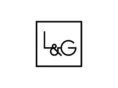 L&G Studio ampersand geometric ligature logo