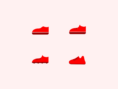 Shoe Icons app design eye catching icon illustration logo ui vector