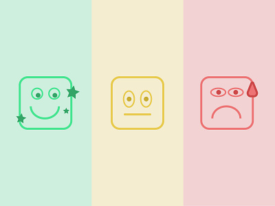 Emoji Icons app design eye catching flat icon illustration ui vector