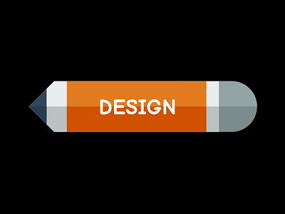 Pencil Rotation with Text Rolling 3d animation graphic design interaction motion graphics typewriter ui