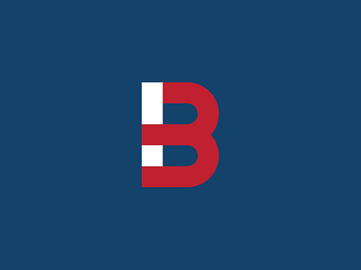 Biden4President 3 b biden design flag logo mark president