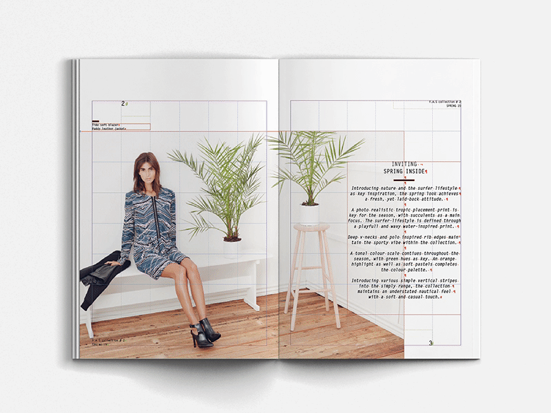 LOOKBOOK Grid Design clothing design fashion gif grid indesign lookbook