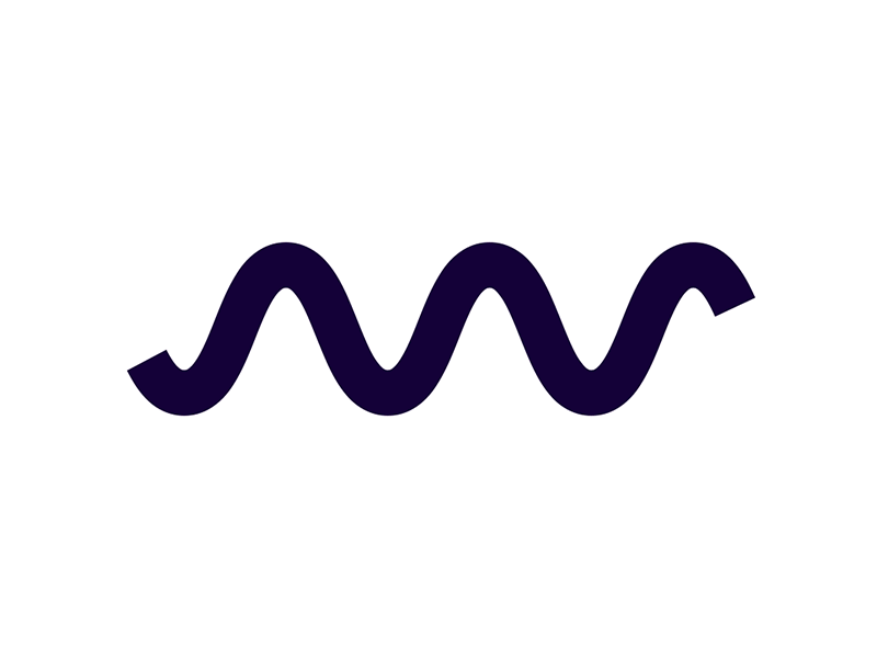 Monocrom Motion animation black branding identity lightwaves logo logotype