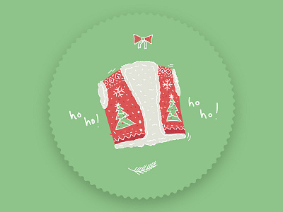 Ugly Sweater christmas hohohoho! illustration sweater ugly x mas