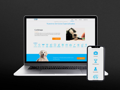 Web Sierra Madre Veterinary Hospital design graphic design ui ux