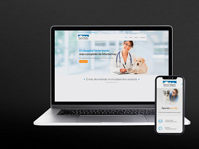 Sierra Madre Veterinary Hospital app design graphic design ui ux