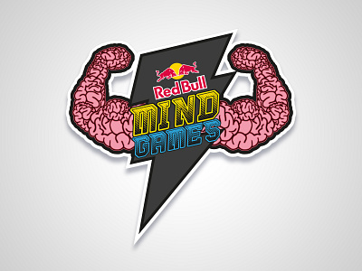 Red Bull Mind Games graphic design logo design red bull