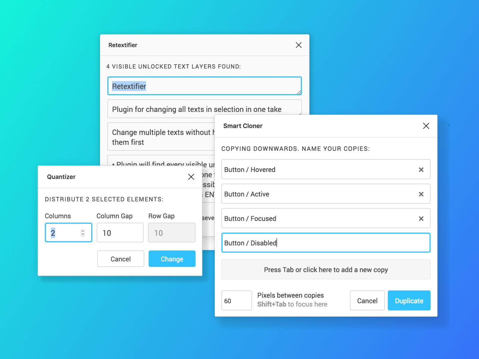 Figma plugins by Vadim Pleshkov on Dribbble