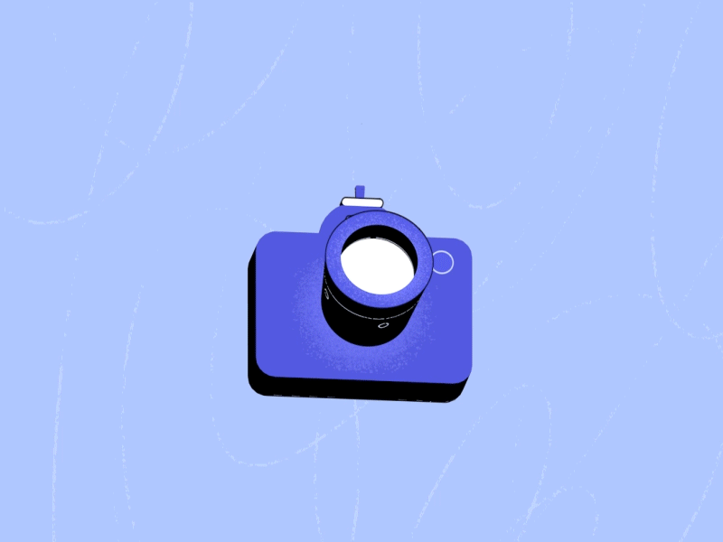 Perfocal.com 3d camera camera app camera icon cinema 4d cinema4d explainer explainer 3d flat 3d photo photos texture