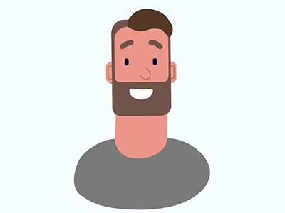 2,5d rig fun 2.5d beard character design explainer flat hipster pseudo3d rig rigging