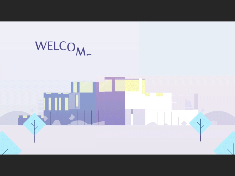 Statoil 2d ae animation artistic building explainer flat house infographic reveal statoil walkcycle