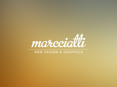Marcciatti Personal Identity / Self Branding branding identity logo marcciatti personal self