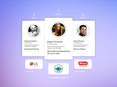 TW user cards & company badges cards flat ui users ux