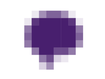 Pixel Bubble bubble grapevine logo pixel speech