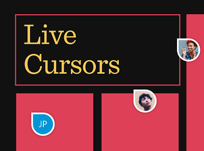 Live cursors collaboration cursor cursors niice ui