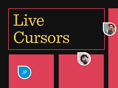 Live cursors collaboration cursor cursors niice ui
