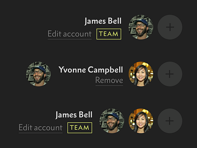 Team Management account metro nova profile