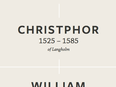 Christphor chapparal family tree freight sans