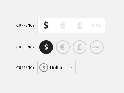 Currency switcher