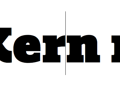 Kerning with Lettering.js kerning lettering.js quatro slab tool tracking