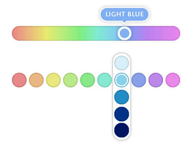 Colour search bliss circles color colour picker rainbow search