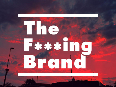 The F***ing Brand - Logo Design branding graphic design logo