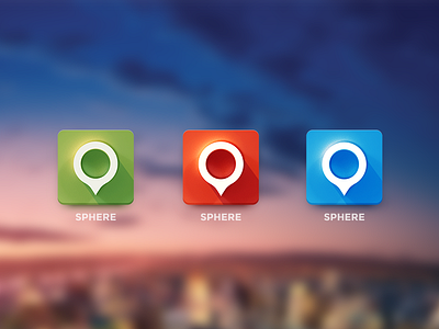 Sphere Icon for Android App app color icon