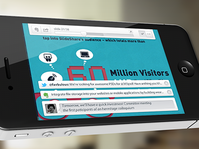 App For Events (slides mode) ui app iphone event slide