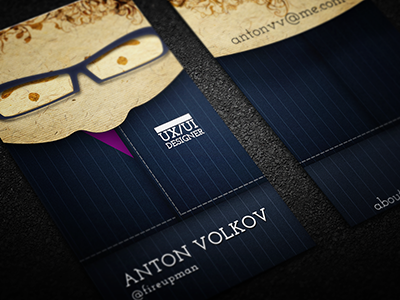 Personal Business Cards (suit) business cards
