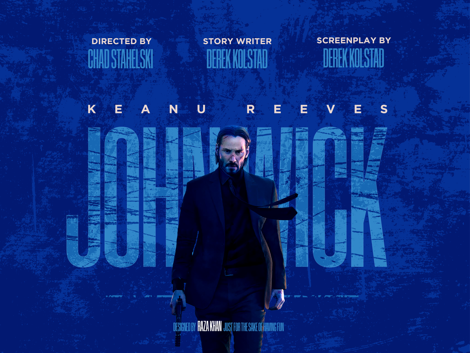 Typographic Poster - John Wick by M. Raza Ali Khan on Dribbble