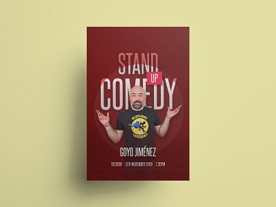 Poster Design - Stand-Up Comedy event poster goyo jimenez poster poster design standup comedy