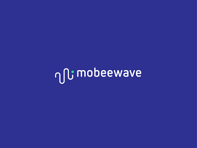 Mobeewave logo branding logo