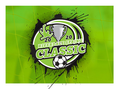 Soccer Tshirt Graphic graphic halftone local logo soccer splatter sport