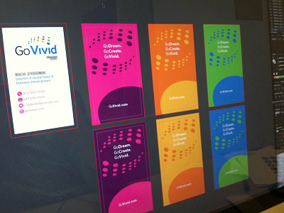 Id Package business cards color vivid