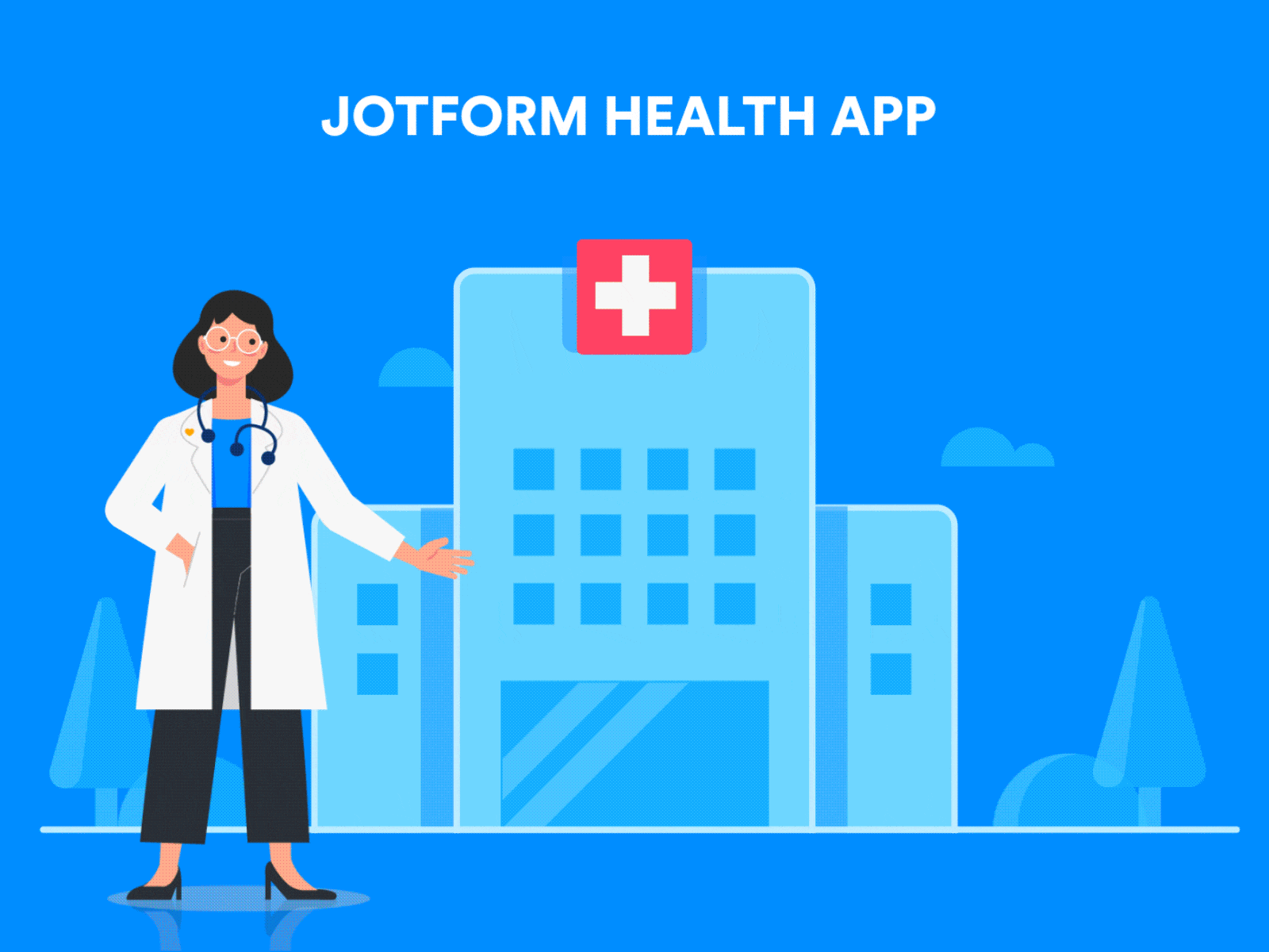 JotForm Health App health health app health service hipaa compliant hospital jotform kiosk mobile app qr qr code touchless kiosk transform