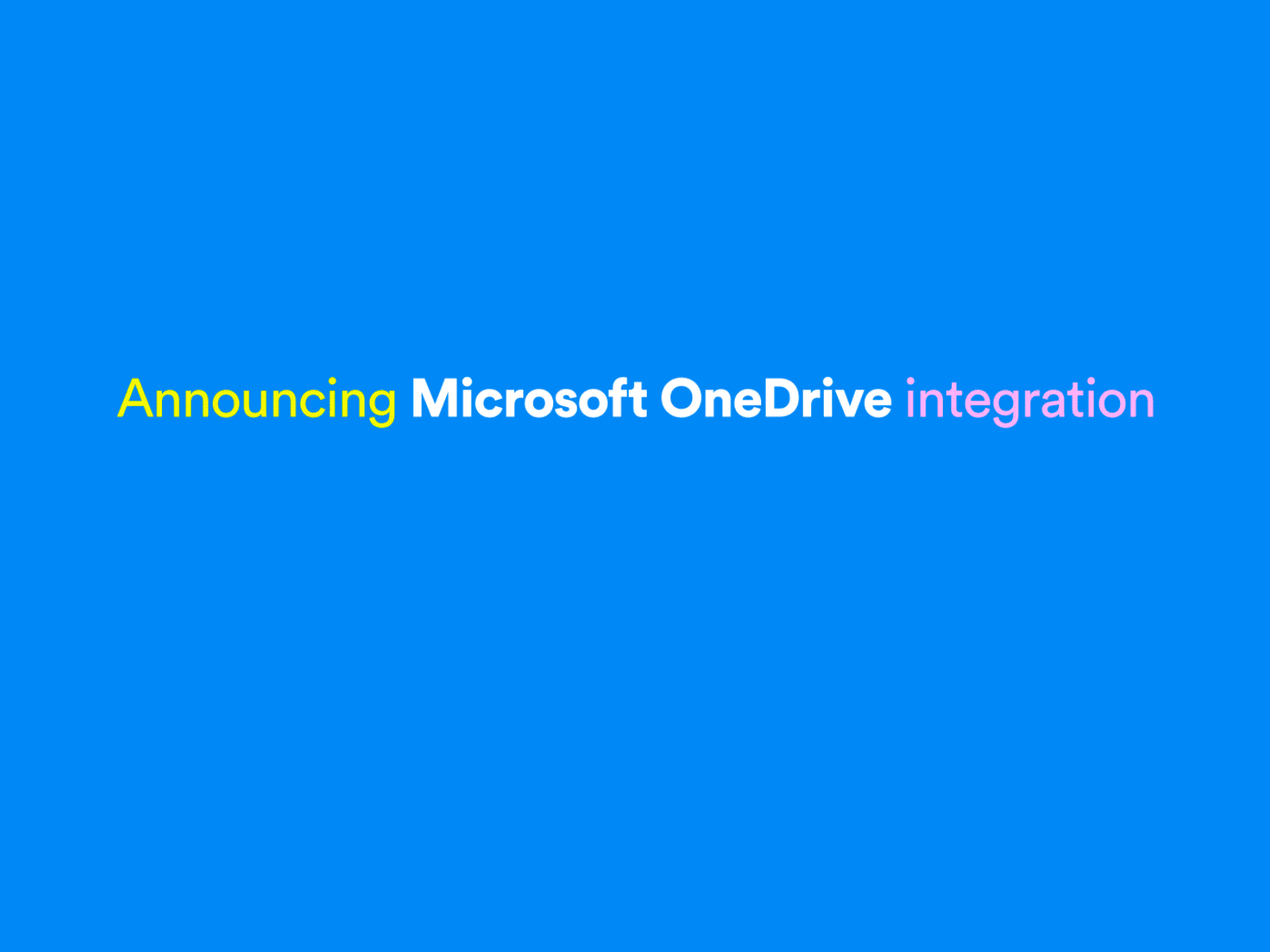 JotForm - Microsoft OneDrive integration