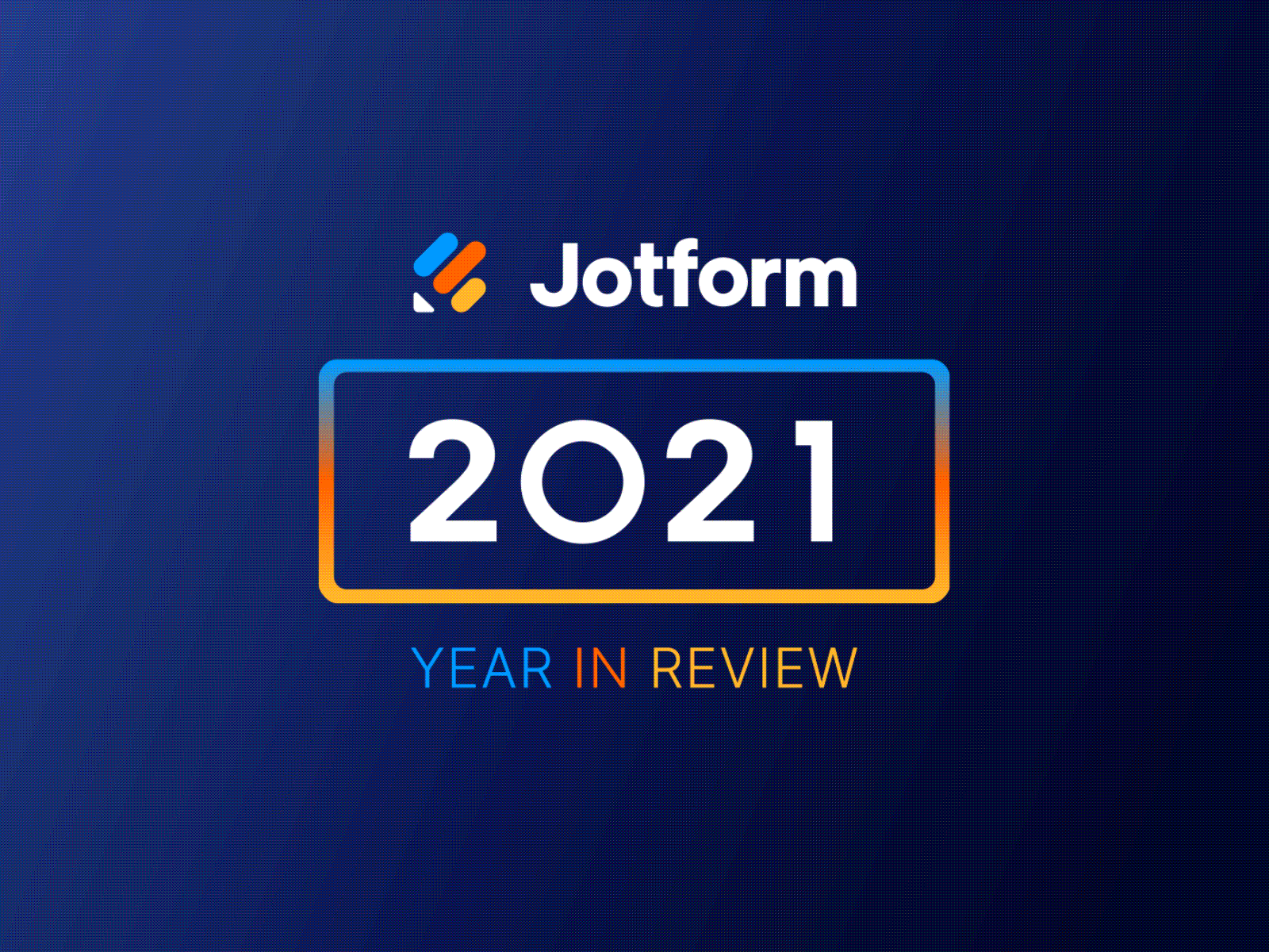 Jotform 2021 Year in Review 2021 calendar 2021 year in review calendar jotform loop products