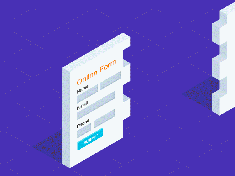 JotForm Hubspot Integration company company growth customer gif gif animation growth hubspot integration isometric isometric animation jotform manage online form