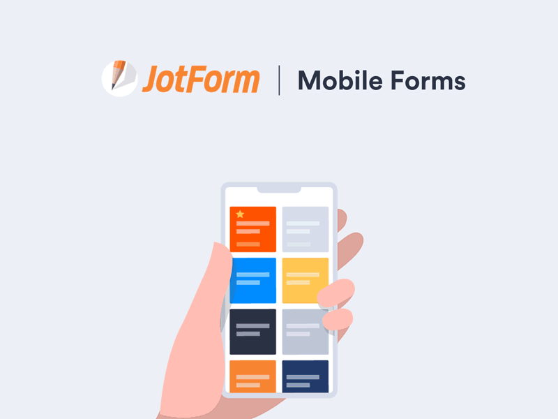 Jotform Mobile Forms by Murat Kuscu on Dribbble