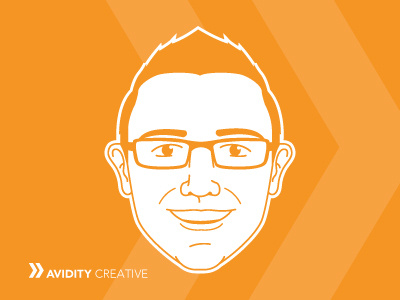 Adam's Avatar avatar avidity avidity creative creative head illustration orange portrait