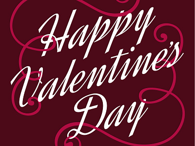 Valentine's Day Graphic dynalight graphic typography valentine valentines day